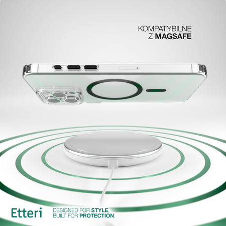 Etui Etteri Color Mag do iPhone 15 Pro 6,1" czarne