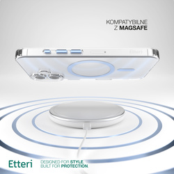 Etui Etteri Color Mag do iPhone 16 6,1" jasnoniebieskie