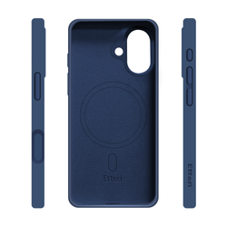 Etui Etteri Silicone Mag do iPhone 17 ciemnoniebieskie