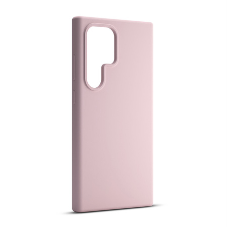 Etui Etteri Silicone Case do Samsung Galaxy S24 Ultra jasnoróżowe
