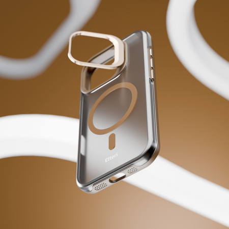 Nakładka Etteri Morning Fog do iPhone 17 6,3" brązowa