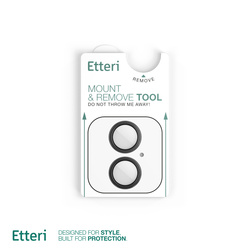 Etteri Camera Lens Protector szkło na aparat do iPhone 16 / 16 Plus czarny