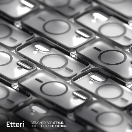 Etui Etteri Matt Mag do iPhone 16 Plus 6,7" czarne