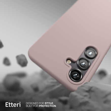 Etui Etteri Silicone Case do Samsung Galaxy S25 Plus jasnoróżowe