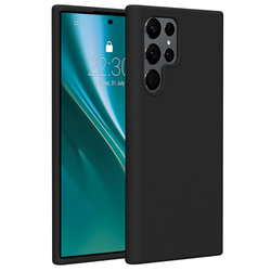 Etui Etteri Silicone Case do Samsung Galaxy S22 Ultra czarne
