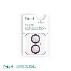 Etteri Camera Lens Protector szkło na aparat do iPhone 16 / 16 Plus różowy