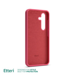 Etui Etteri Silicone Case do Samsung Galaxy S22 malinowe