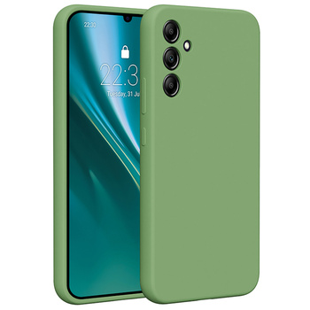 Etui Etteri Silicone Case do Samsung Galaxy A34 5G jasnozielone