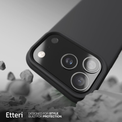 Etui Etteri Silicone Mag do iPhone 17 Pro Max czarne