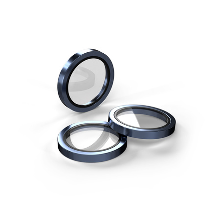 Etteri Camera Lens Protector szkło na aparat do iPhone 15 Pro / 15 Pro Max niebieski