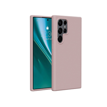 Etui Etteri Silicone Case do Samsung Galaxy S25 Ultra jasnoróżowe