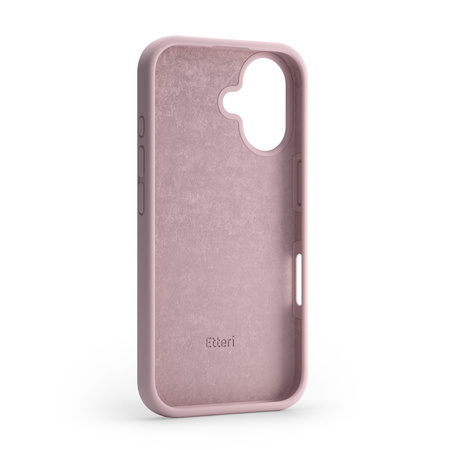 Etui Etteri Silicone case do iPhone 16 6,1" jasnoróżowe