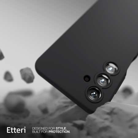 Etui Etteri Silicone Case do Samsung Galaxy A14 czarne
