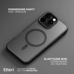 Etui Etteri Matt Mag do Samsung Galaxy S24 Ultra czarne