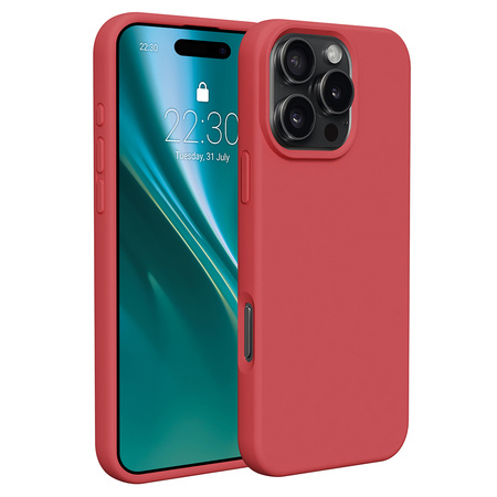 Etui Etteri Silicone Case do iPhone 16 Pro Max 6,9" malinowe