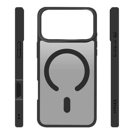Etui Etteri Matt Mag do iPhone 17 Pro czarne