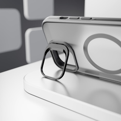 Nakładka Etteri Morning Fog do iPhone 15 Pro 6,1" czarna