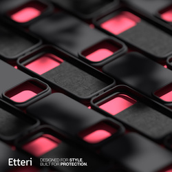 Etui Etteri Silicone Mag do iPhone 17 Pro czarne