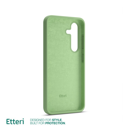 Etui Etteri Silicone Case do Samsung Galaxy S23 jasnozielone