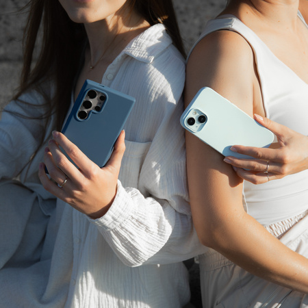 Etui Etteri Silicone Case do Samsung Galaxy A56 5G ciemnoniebieskie