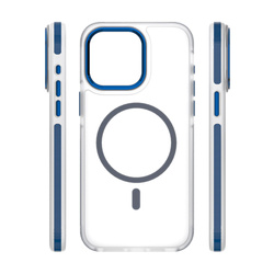 Etui Etteri Icy Mag do iPhone 15 Pro 6,1" niebieskie