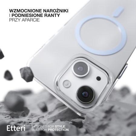 Etui Etteri Color Mag do iPhone 15 6,1" jasnoniebieskie