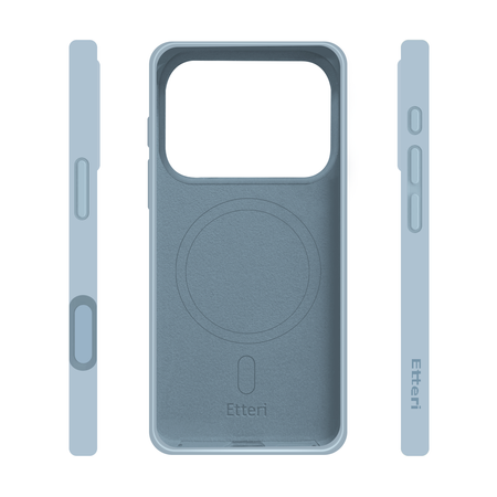 Etui Etteri Silicone Mag case do iPhone 17 Pro Max jasnoniebieskie