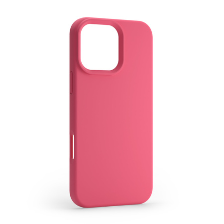 Etui Etteri Silicone Mag do iPhone 15 6,1" malinowe