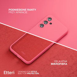 Etui Etteri Silicone Case do Samsung Galaxy A25 5G (global) malinowe