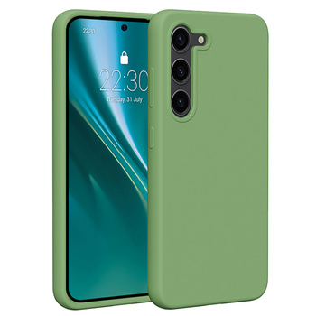 Etui Etteri Silicone Case do Samsung Galaxy S23 jasnozielone