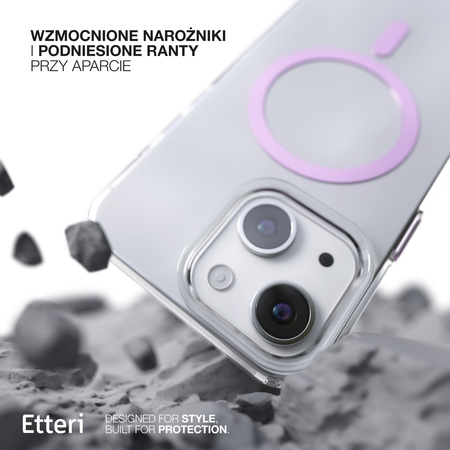 Etui Etteri Color Mag do iPhone 13 6,1" różowe