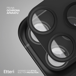 Etteri pełna ochrona aparatów do iPhone 17 Pro czarna