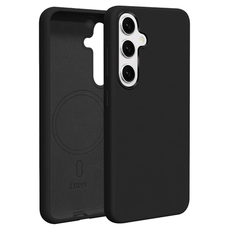 Etui Etteri Silicone Mag do Samsung Galaxy S25 czarne