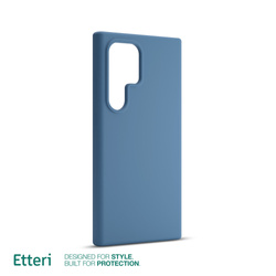 Etui Etteri Silicone Case do Samsung Galaxy S25 Ultra ciemnoniebieskie