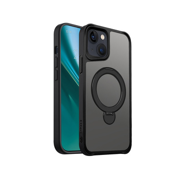 Etui Etteri Matt Mag Ring do iPhone 14 6,1" czarne