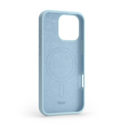 Etui Etteri Silicone Mag do iPhone 12 / 12 Pro 6,1" jasnoniebieskie