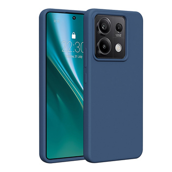 Etui Etteri Silicone Case do Xiaomi Redmi Note 13 Pro 5G ciemnoniebieskie