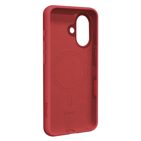 Etui Etteri Silicone Mag do iPhone 17 malinowe