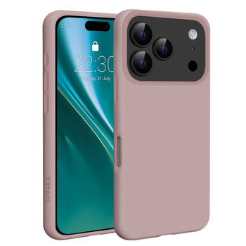 Etui Etteri Silicone Mag case do iPhone 17 Pro jasnoróżowe
