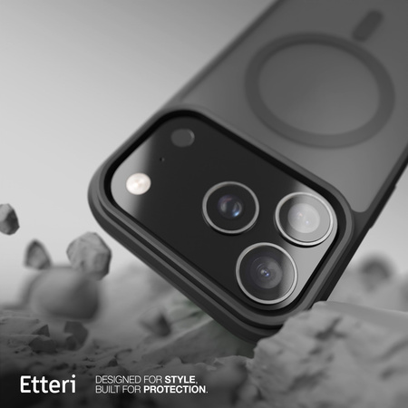 Etui Etteri Matt Mag do iPhone 17 Pro czarne