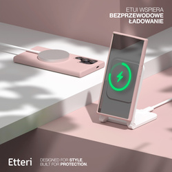 Etui Etteri Silicone Case do Samsung Galaxy S25 Ultra jasnoróżowe