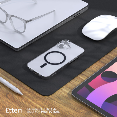 Etui Etteri Color Mag do iPhone 16 6,1" czarne