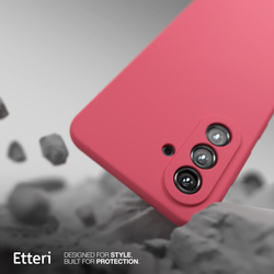 Etui Etteri Silicone Case do Samsung Galaxy A56 5G malinowe