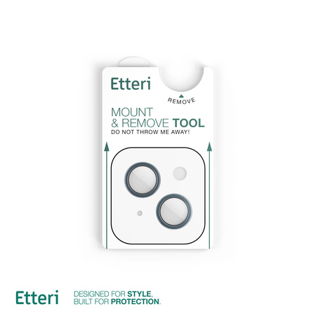 Etteri Camera Lens Protector szkło na aparat do iPhone 14 / 14 Plus niebieski