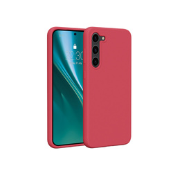 Etui Etteri Silicone Case do Samsung Galaxy S23 Plus malinowe