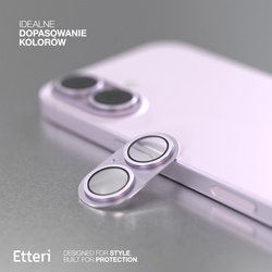 Etteri pełna ochrona aparatów do iPhone 17 różowa