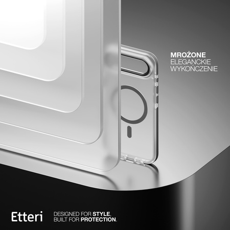 Etui Etteri Icy Mag do iPhone 17 Air czarne