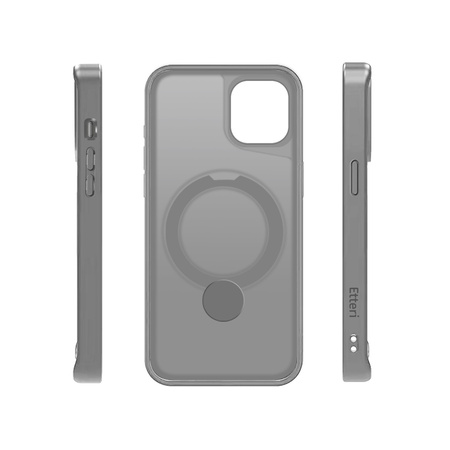 Etui Etteri Matt Mag Ring do iPhone 13 6,1" szare