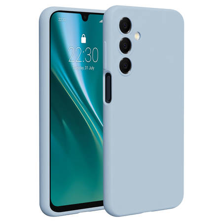 Etui Etteri Silicone Case do Samsung Galaxy A16 4G / A16 5G jasnoniebieskie