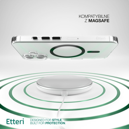 Etui Etteri Color Mag do iPhone 16 6,1" czarne